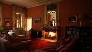 Fireside in the cottage