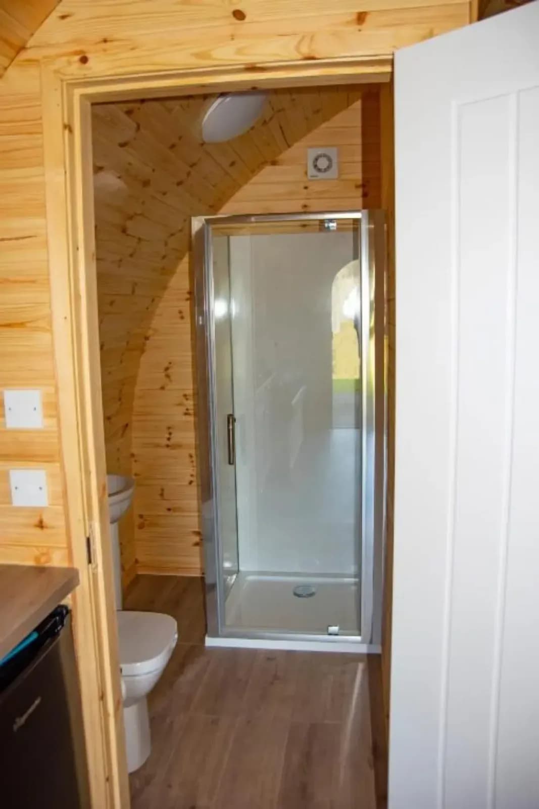 The cabin shower room